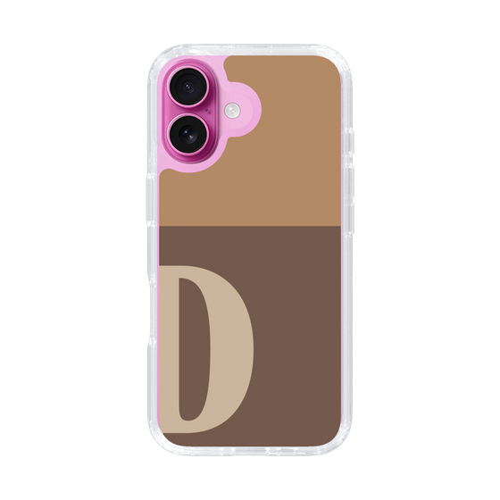 Slim Protection Case［ オリジナル - initial two tone - D brown ］