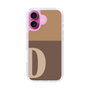 Slim Protection Case［ オリジナル - initial two tone - D brown ］