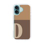 Slim Protection Case［ オリジナル - initial two tone - D brown ］