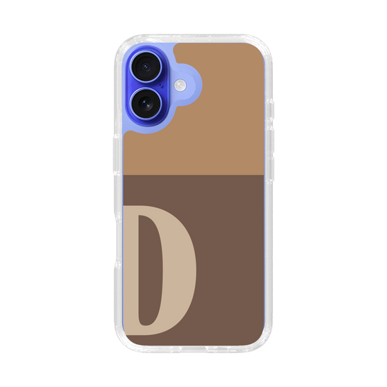 Slim Protection Case［ オリジナル - initial two tone - D brown ］