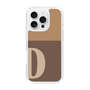 Slim Protection Case［ オリジナル - initial two tone - D brown ］