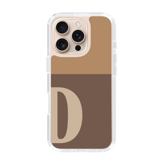 Slim Protection Case［ オリジナル - initial two tone - D brown ］