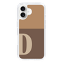 Slim Protection Case［ オリジナル - initial two tone - D brown ］