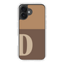 Slim Protection Case［ オリジナル - initial two tone - D brown ］