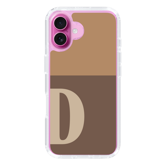 Slim Protection Case［ オリジナル - initial two tone - D brown ］
