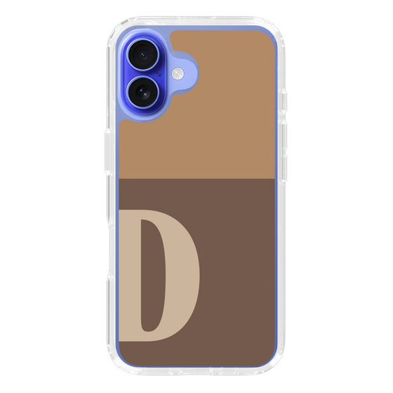 Slim Protection Case［ オリジナル - initial two tone - D brown ］
