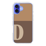 Slim Protection Case［ オリジナル - initial two tone - D brown ］