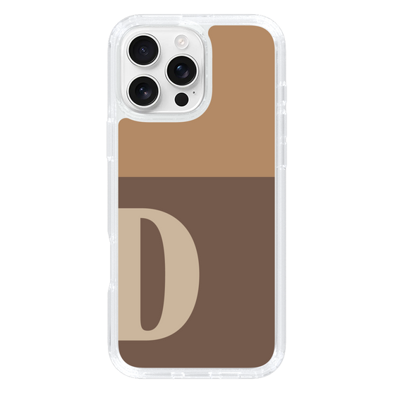 Slim Protection Case［ オリジナル - initial two tone - D brown ］