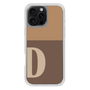 Slim Protection Case［ オリジナル - initial two tone - D brown ］