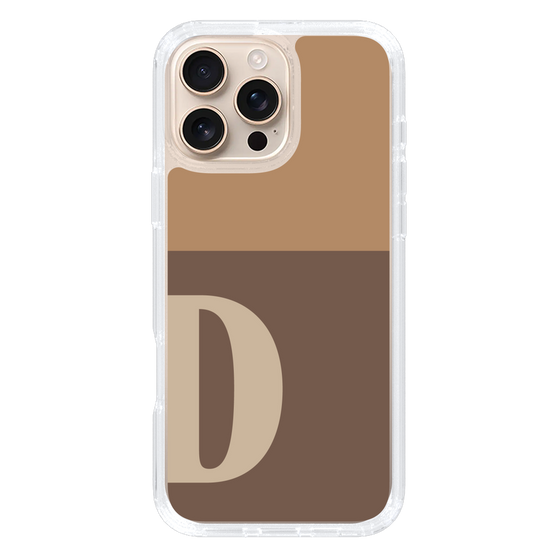 Slim Protection Case［ オリジナル - initial two tone - D brown ］