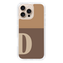 Slim Protection Case［ オリジナル - initial two tone - D brown ］