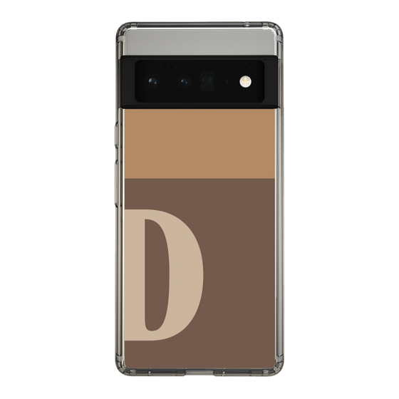 Slim Protection Case［ Original - initial two tone - D brown ］