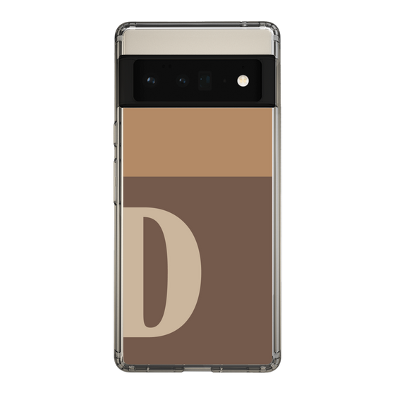 Slim Protection Case［ Original - initial two tone - D brown ］
