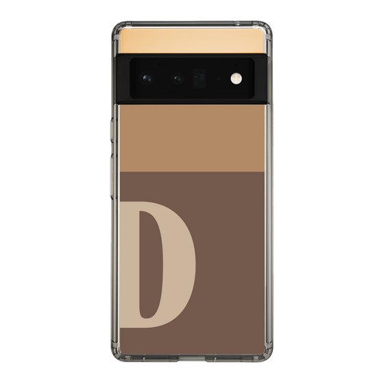 Slim Protection Case［ Original - initial two tone - D brown ］