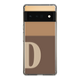 Slim Protection Case［ Original - initial two tone - D brown ］