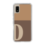 Slim Protection Case［ Original - initial two tone - D brown ］