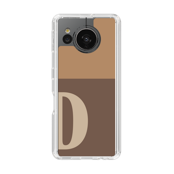 Slim Protection Case［ Original - initial two tone - D brown ］