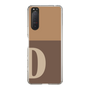Slim Protection Case［ Original - initial two tone - D brown ］