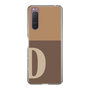 Slim Protection Case［ Original - initial two tone - D brown ］