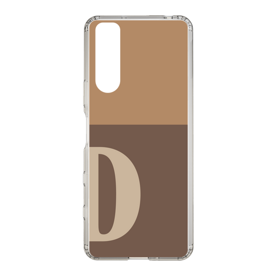 Slim Protection Case［ Original - initial two tone - D brown ］