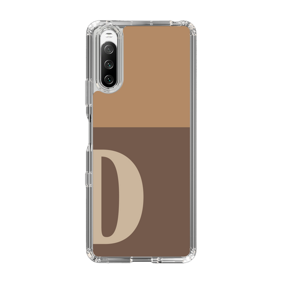 Slim Protection Case［ Original - initial two tone - D brown ］