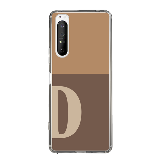 Slim Protection Case［ Original - initial two tone - D brown ］