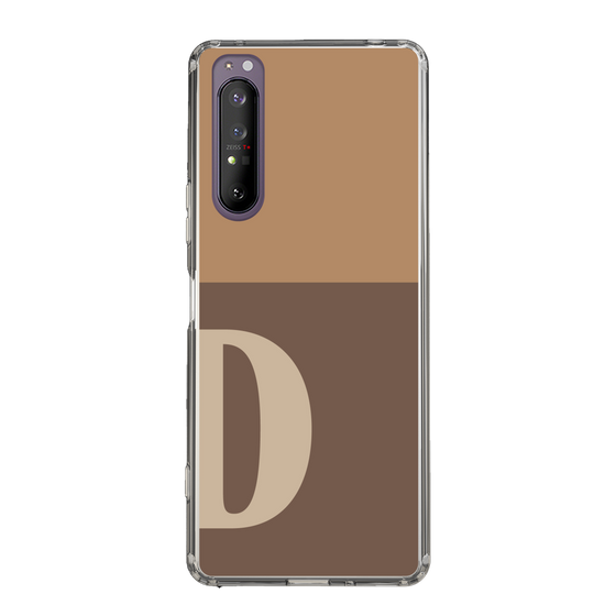 Slim Protection Case［ Original - initial two tone - D brown ］