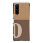 Slim Protection Case［ Original - initial two tone - D brown ］