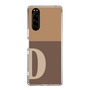 Slim Protection Case［ Original - initial two tone - D brown ］