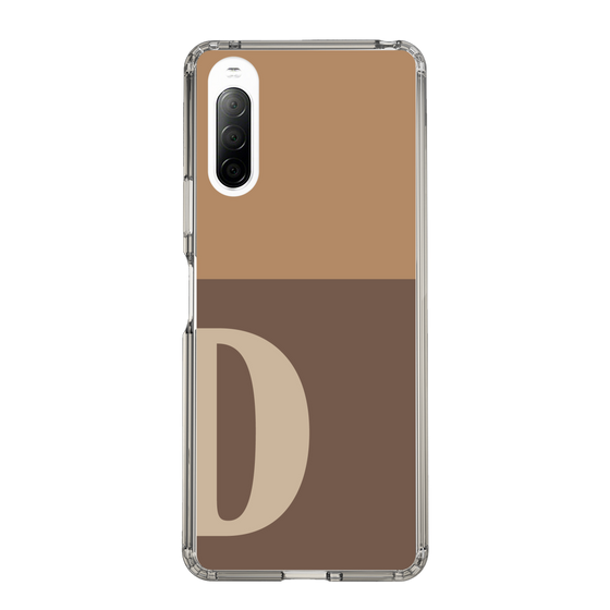 Slim Protection Case［ Original - initial two tone - D brown ］