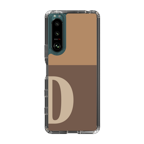 Slim Protection Case［ Original - initial two tone - D brown ］