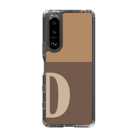 Slim Protection Case［ Original - initial two tone - D brown ］