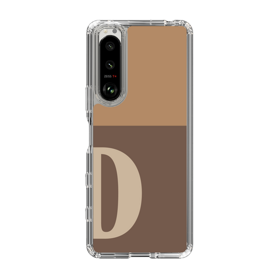 Slim Protection Case［ Original - initial two tone - D brown ］