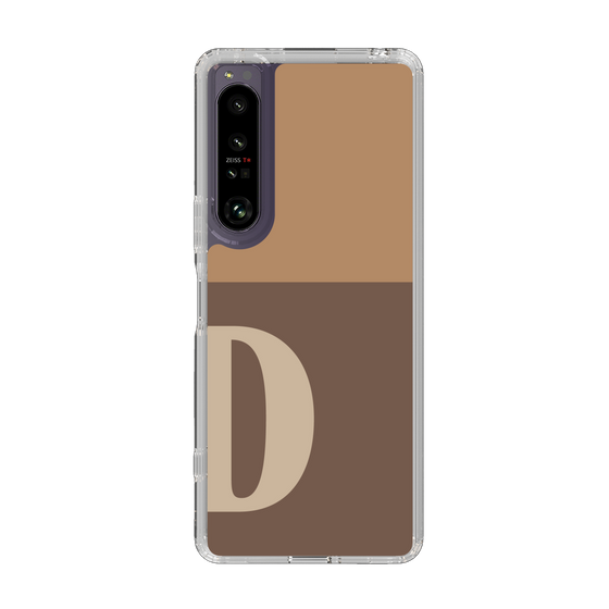 Slim Protection Case［ Original - initial two tone - D brown ］