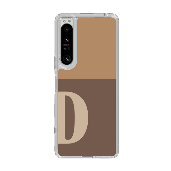 Slim Protection Case［ Original - initial two tone - D brown ］