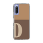 Slim Protection Case［ Original - initial two tone - D brown ］