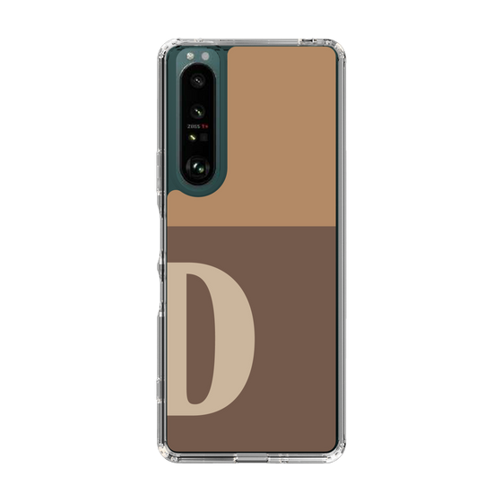 Slim Protection Case［ Original - initial two tone - D brown ］