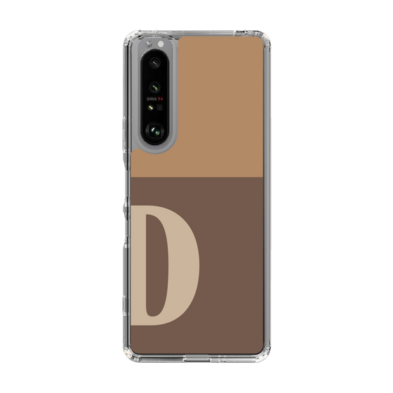 Slim Protection Case［ Original - initial two tone - D brown ］