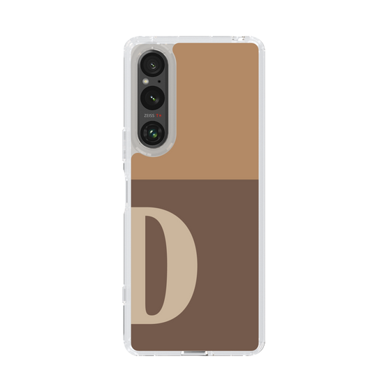 Slim Protection Case［ Original - initial two tone - D brown ］