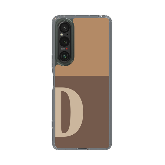 Slim Protection Case［ Original - initial two tone - D brown ］