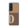 Slim Protection Case［ Original - initial two tone - D brown ］