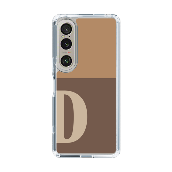 Slim Protection Case［ Original - initial two tone - D brown ］