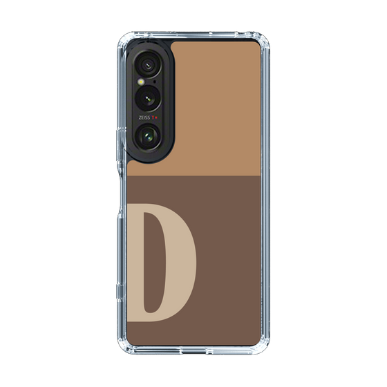 Slim Protection Case［ Original - initial two tone - D brown ］