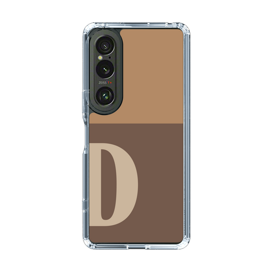 Slim Protection Case［ Original - initial two tone - D brown ］