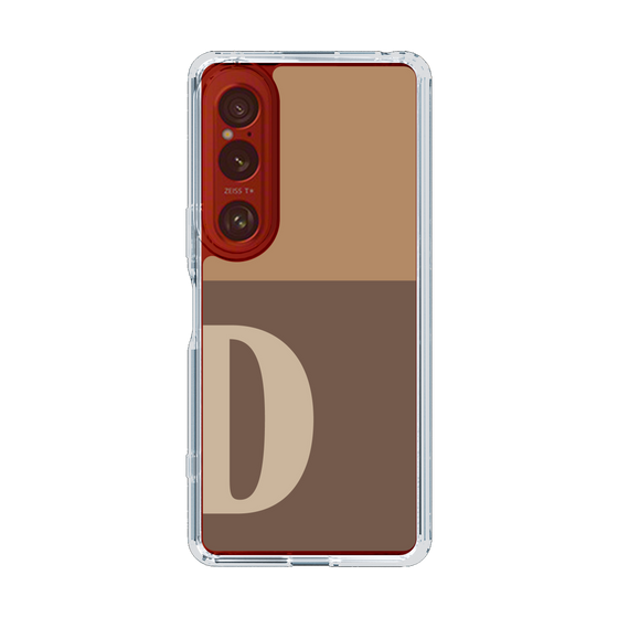 Slim Protection Case［ Original - initial two tone - D brown ］