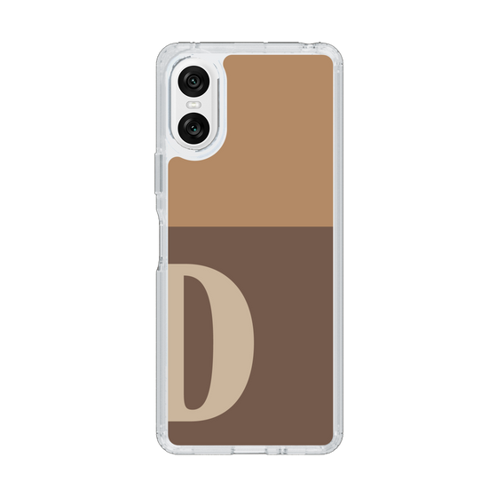 Slim Protection Case［ Original - initial two tone - D brown ］