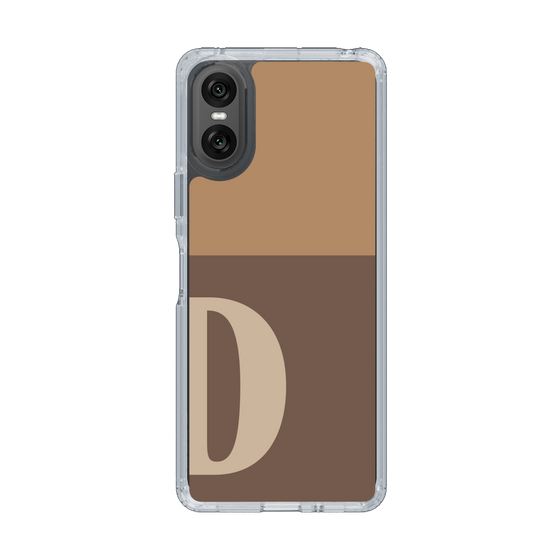Slim Protection Case［ Original - initial two tone - D brown ］