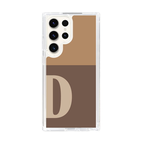 Slim Protection Case［ Original - initial two tone - D brown ］