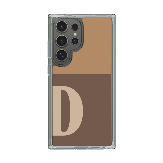 Slim Protection Case［ Original - initial two tone - D brown ］