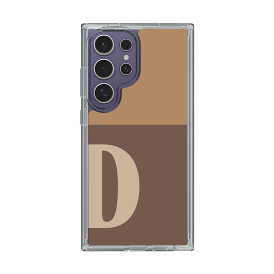 Slim Protection Case［ Original - initial two tone - D brown ］